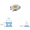 PULSADOR DE TACTO SMD SW053