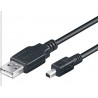 CONEXION M-M USB A MINI B 4 PIN 1.78M WIR095