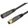 CONNECTION AUDIO XLR 3PIN / XLR 3PIN M-F 3M MICRO WIR382