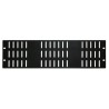 FRP-12VEN FRONT PANEL 3 UNID RACK 19