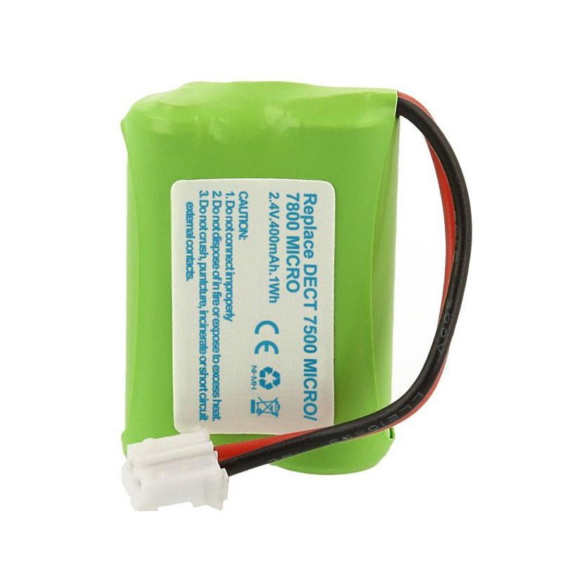 Battery DECT7500 MICRO 2.4V 400m, BAT1516H