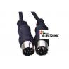 CABLE AUDIO DIN M 5P M5P 1.5M 120º