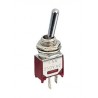 MINIATURE LEVER SWITCH 1c / 2p 1.5A, 220V ON / ON, 51605