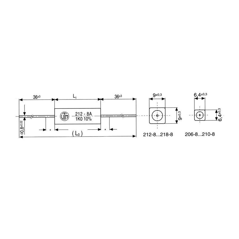 RESISTENCIA 47 oH, 5W BOBINADA, 47R5W AXIAL