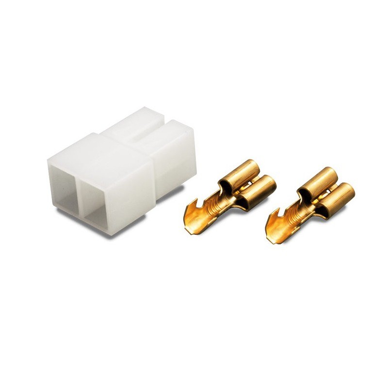 CON1016 CONECTOR FASTON HEMBRA 2 PINES