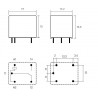 RL198 RELAY TYPE D 9 VDC 1 CTO 10A