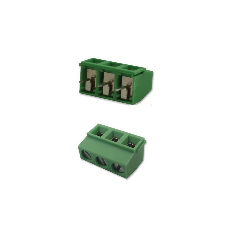 TERMINAL BLOCK, PCB, 3 WAYS, 26-16AWG, 1729131