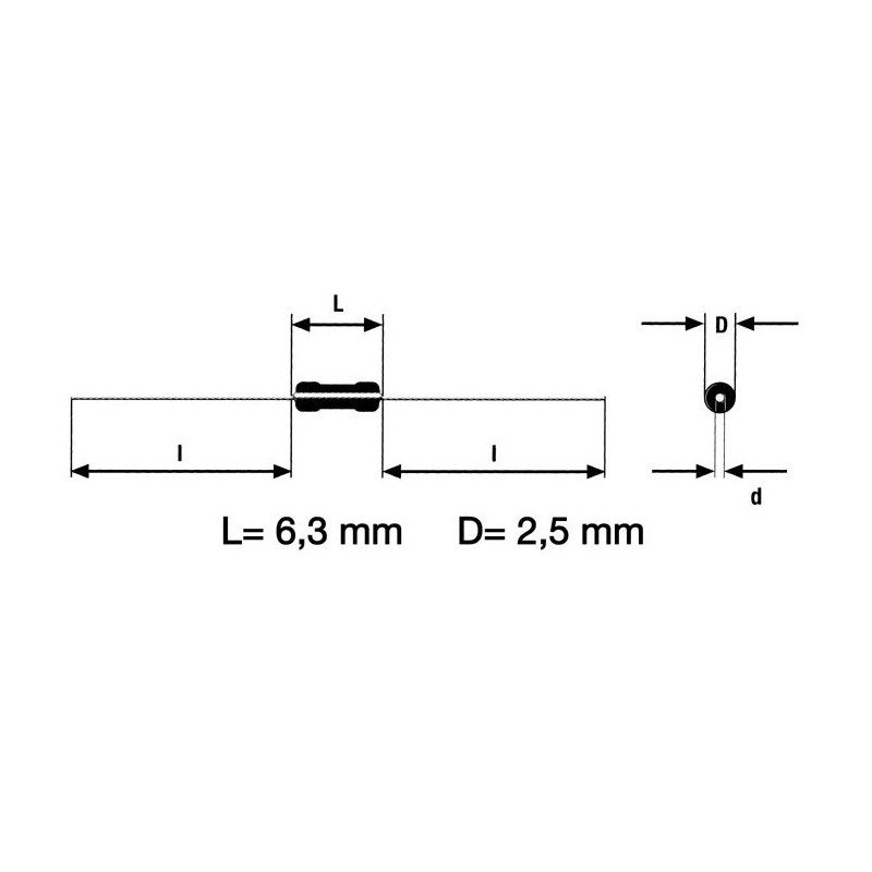 270K 0.6W RESISTENCIA DE PELÍCULA