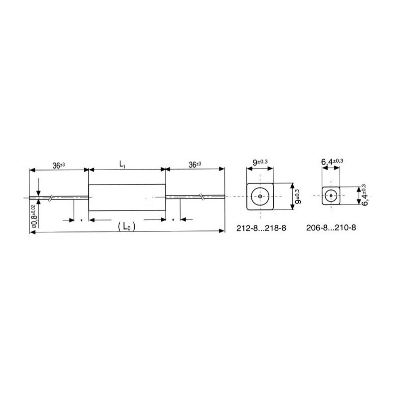 1R 5W RESISTENCIA CERAMICA HORIZONTAL