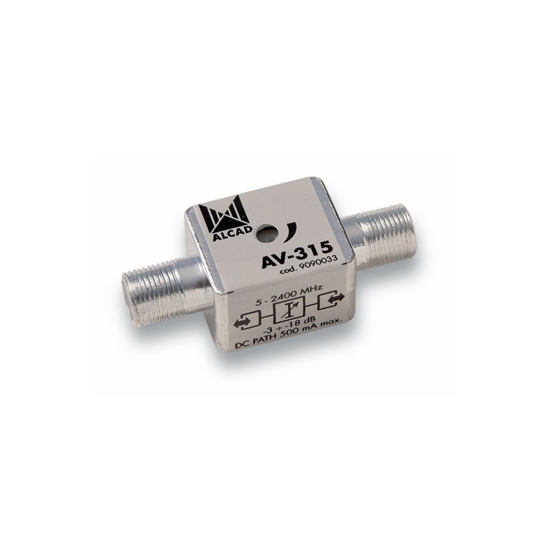 AV-315 ATENUADOR VARIABLE 3 a 18 dB 5 a 2400 MHz ALCAD