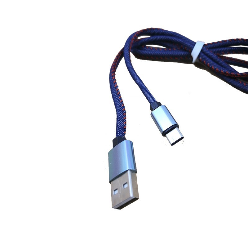 OUFBB7MBL MICRO USB CONNECTION - USB TYPE 2A JEANS 1M