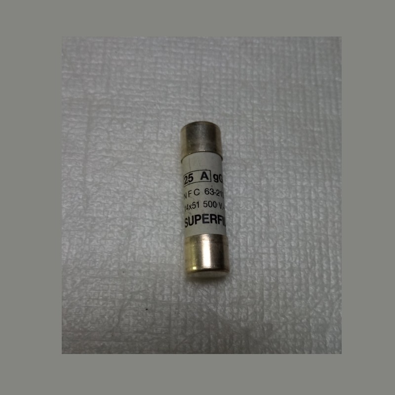 FUSE 25A 500V CERAMICO S1 S / I