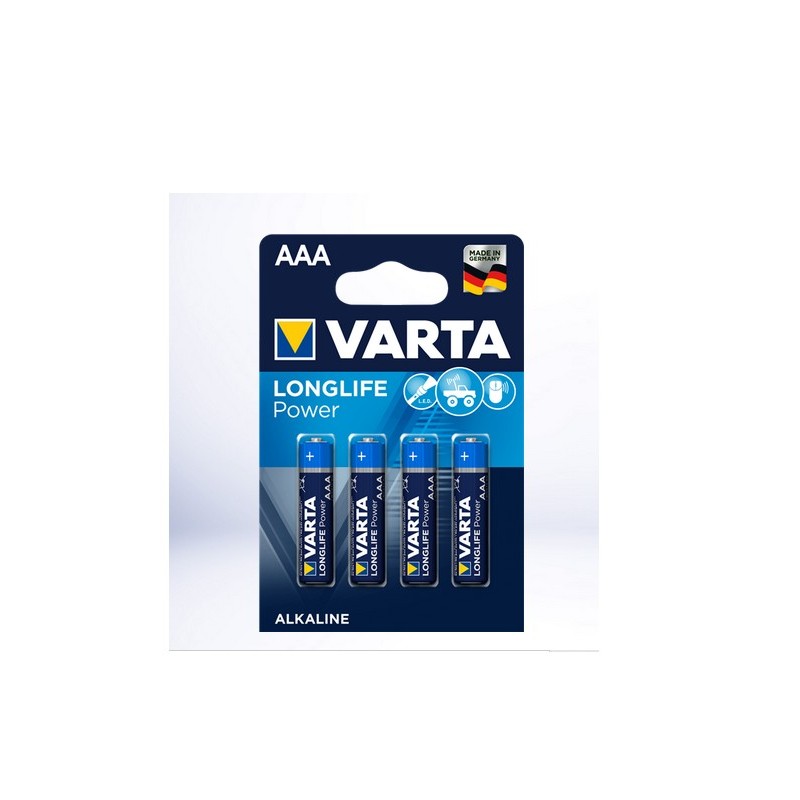 AAA LONGLIFE POWER PACK 4 PILAS R003 VARTA