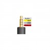 CABLE JACK 3.5mm 4 PIN  ACODADO A RCA