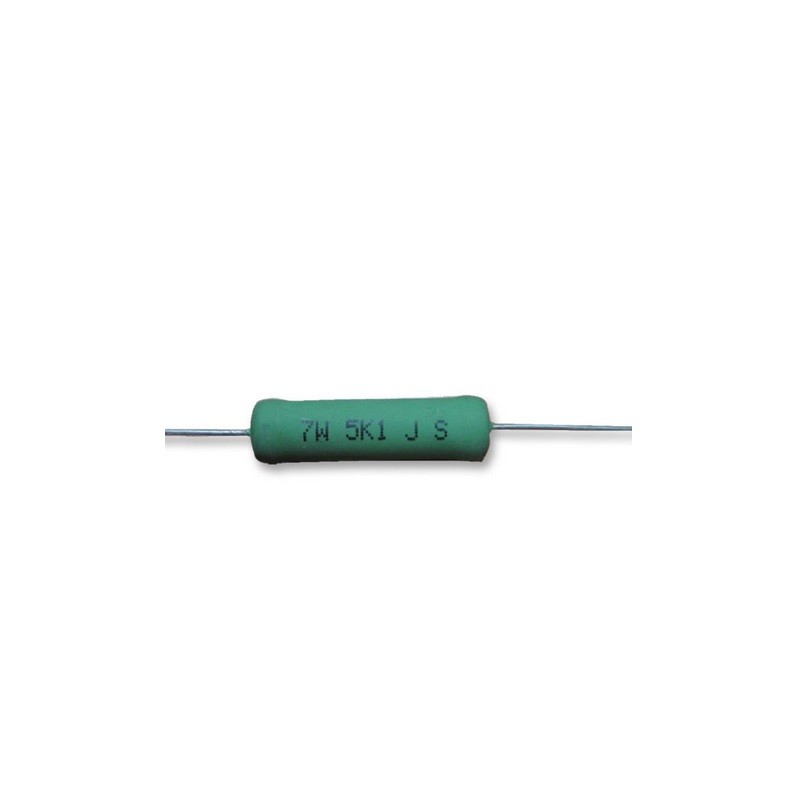 0R47, 5%, 10W, RESISTENCIA AXIAL, BOBINADA