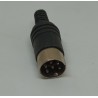 CONECTOR DIN 6 PINES MACHO 260º