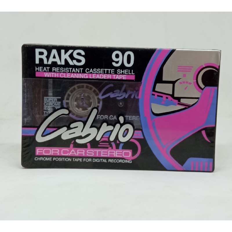 RAKS -90 CABRIO CASSETTE TAPE