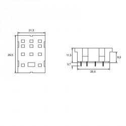 RLB-044 INDUSTRIAL RELAY BASE