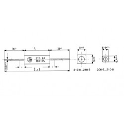 1R0 5W RESISTENCIA BOBINADA