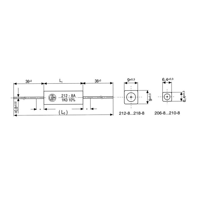 1R0 5W RESISTENCIA BOBINADA