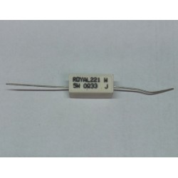 RESISTENCIA 0.33 5W BOBINADA AXIAL