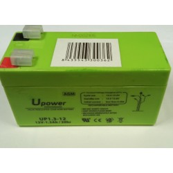 BATTERY 12V 1.3AH LEAD 43X97X52MM BAT310