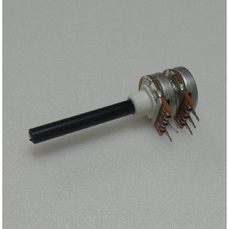 POTENTIOMETER 220K 4W DOBLE C. METAL