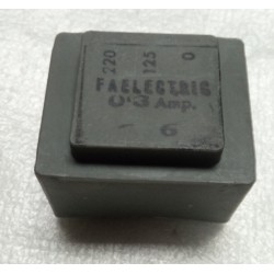 TRANSFORMADOR 6V 0.3A FAELECTRIC