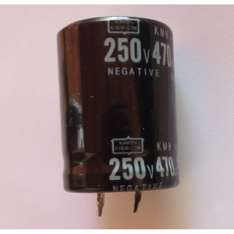 470uF 250v CONDENSADOR ELECTROLITICO