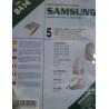 BA14 VACUUM CLEANER BAGS FOR SAMSUNG 5 UNITS