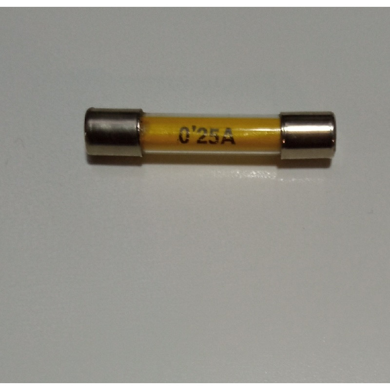 FUSE 0.25A 6X32, 0.225mA