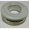 CABLE TELEFONO PLANO 4 COND. BLANCO 100M