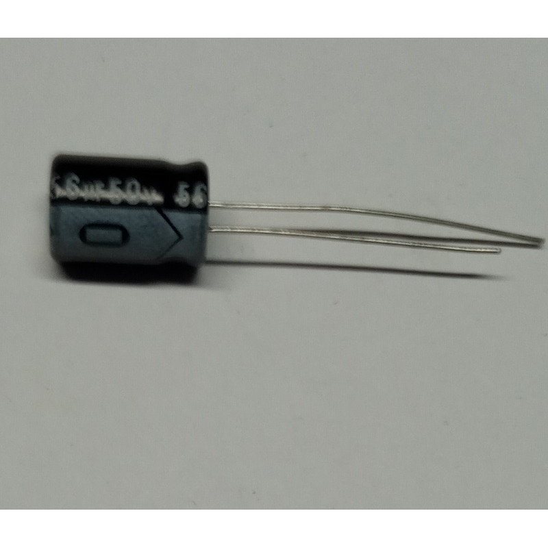 56uF 50V Electrolytic capacitor