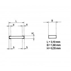 1M2 0.25W RESISTENCIA SMD CHIP