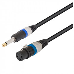 WIR360 CONNECTION JACK 6.3M MONO M-XLR3H 6M