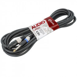 WIR360 CONNECTION JACK 6.3M MONO M-XLR3H 6M