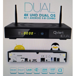 QVIART DUAL RECEPTOR 4K UHD...