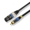 CONEXION 1 RCA M ORO XLR CANON H 2M 20470