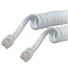 CABLE ESPIRAL 4P4C/M  BL 2.1M 210500 