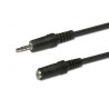 WIR261 CONEXION AUDIO JACK 3,5 ST/M A 3,5 ST/H 3M