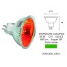 LAMPARA DICROICA CERRADA 38º 50W 12V VERDE 2600109V