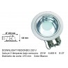 DOWNLIGHT REDONDO 220v lámparas incluidas