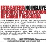 ICR18650, BAT534 BATERIA 3.7V 2400mAh li-ion