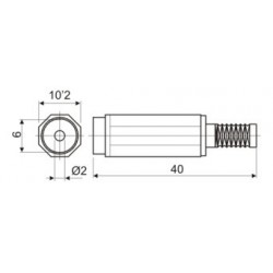 Aerial POWER base 2,1 mm x 5,5 mm