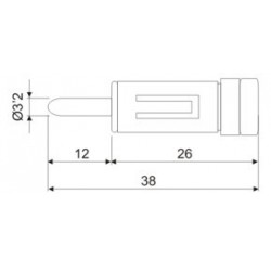 ADAPTADOR CONECTOR ANTENA  AUTO 16520