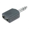 ADAPTADOR JACK 6.3/M A 2X6.3 ST/H 52050