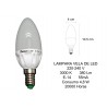 LAMPARA LED VELA 4.8W E14 LUZ CALIDA 380LM 2601243