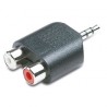 ADAPTADOR JACK 3.5ST/M-2RCA/H ,CON317, 52191