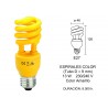 LAMP LOW SPIRAL CONSUMPTION 13W E-27 YELLOW 2600721