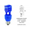 LAMPARA BAJO CONSUMO ESPIRAL 13W E-27 AZUL 2600722